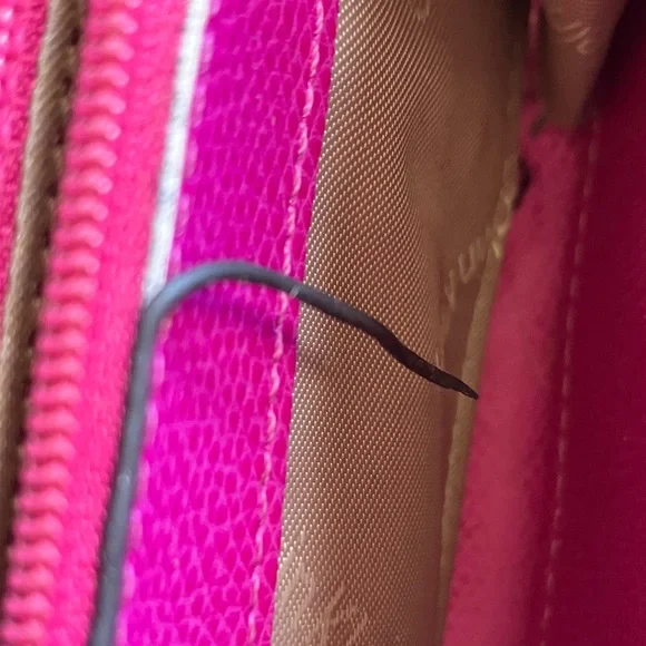 Calvin Klein Fuchsia Zip Wallet - Picture 4 of 5